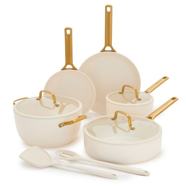 10 Piece Ceramic Nonstick Cookware Set